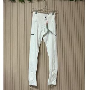 Off-White Active Split Leg Leggings Women's White Size S/M